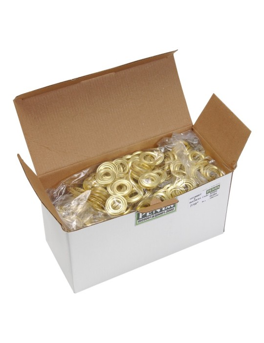 OEILLET12L - Oeillets 12mm en laiton pour presse x500